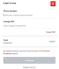 Pembayaran via LinkAja