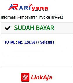 Pembayaran via LinkAja